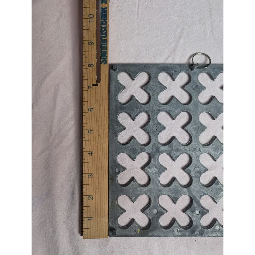 Vintage‎ Copca Square cast Aluminum Trivet or hanging decoration
